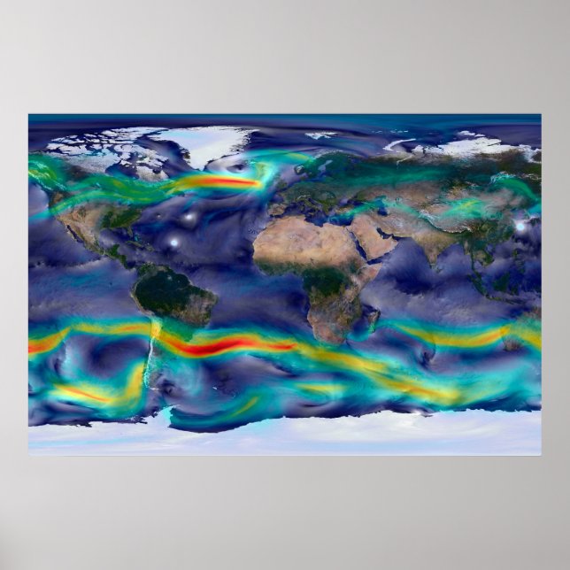 Visualisation Of Global Winds. Poster (Front)