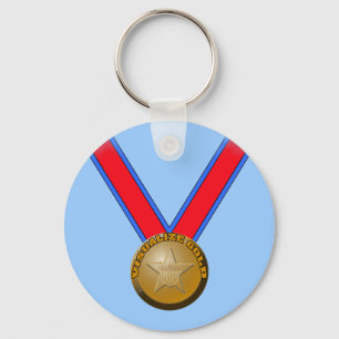 Visualise a Gold Medal Performance Key Ring
