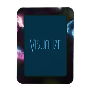 "Visualise" Flexible Photo Magnet