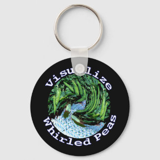 Visualise Whirled Peas Keychain
