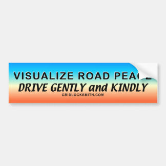 VisualizeRoadPeace.. Bumper Sticker
