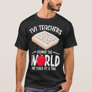 Vit Teacher Team Great Coffee Visually Impaired Te T-Shirt