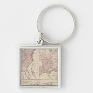 Vital Statistics, United States Census Key Ring
