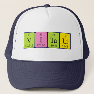 Vitali periodic table name hat