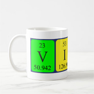 Vitali periodic table name mug