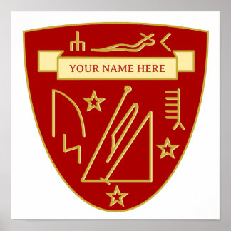 Vitality & Wellness Personalised Talisman Poster