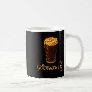 Vitamin Beer Lucky Shamrock Funny Patrick’s Day Me Coffee Mug