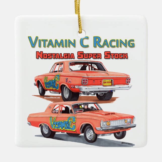 Vitamin C Christmas Ornament (Front)