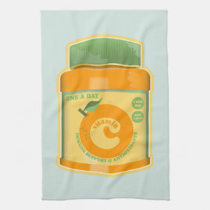 Vitamin C wellness Tea Towel