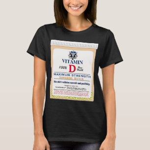 Vitamin D Sunshine Within Inspirational Positivity T-Shirt