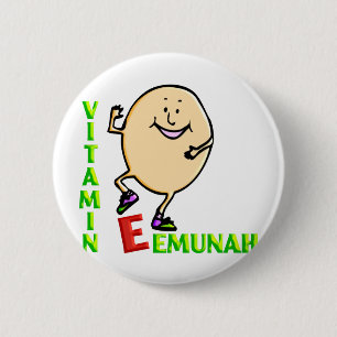 Vitamin E 6 Cm Round Badge