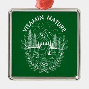 Vitamin Nature Metal Ornament