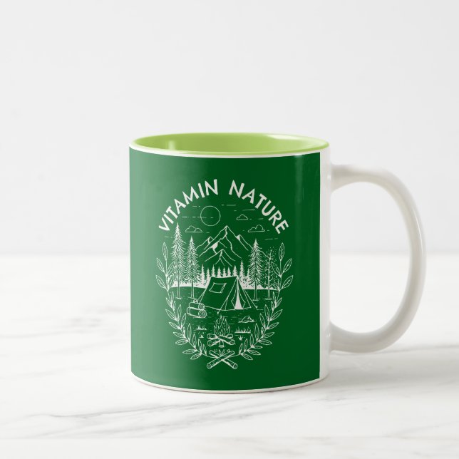 Vitamin Nature Two-Tone Coffee Mug (Right)