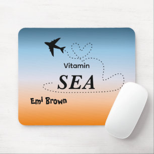 Vitamin Sea Orange Summer Colour Mouse Pad