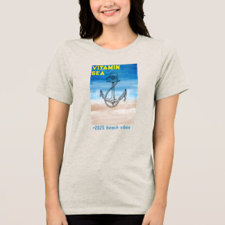 "Vitamin Sea – Perfect for Summer 2025" Tri-Blend Shirt