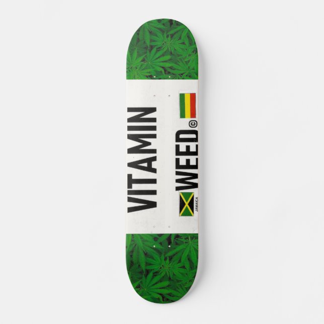 VITAMIN  WEED  OFFICIAL Skateboard (Front)