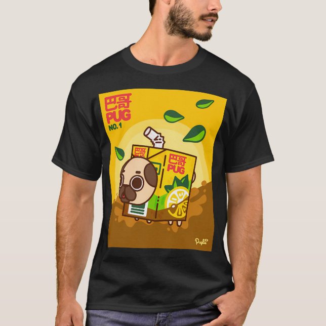VitaPug Lemon Splash Puglie T-Shirt (Front)