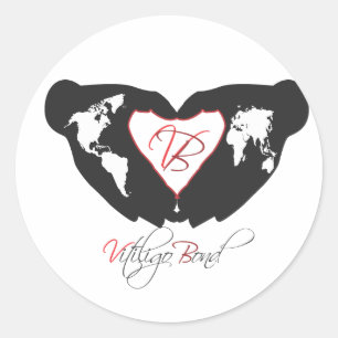 Vitiligo Bond Awareness Line Classic Round Sticker
