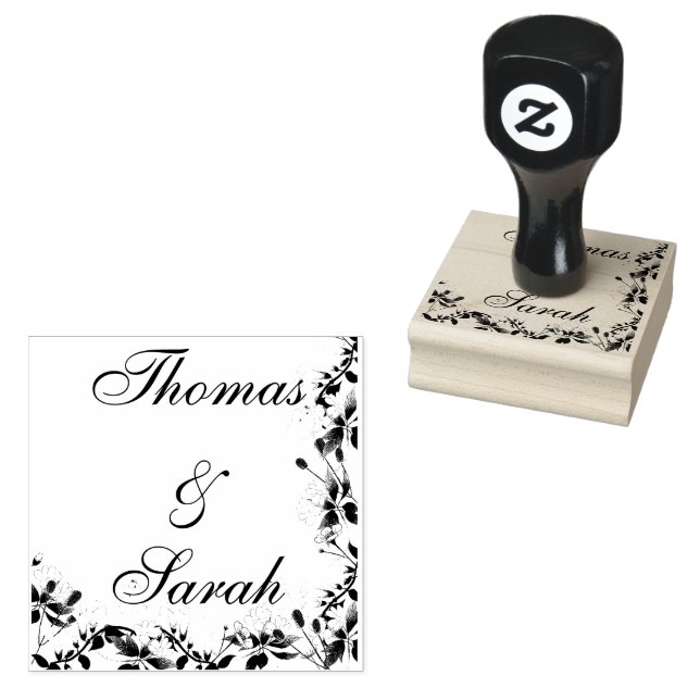 Vitorian Meadow Rubber Stamp (Stamped)