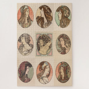 Vitrail Masterpiece: Boutique Fouquet by Mucha Jigsaw Puzzle