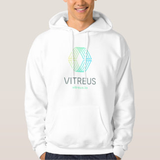 VITREUS Printed Hoodie | WHITE