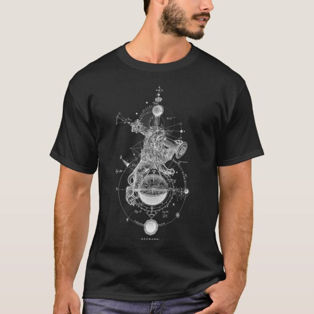 VITRIOL  Sol in Leo  Occult Sacred Geometry  T-Shirt (Front)