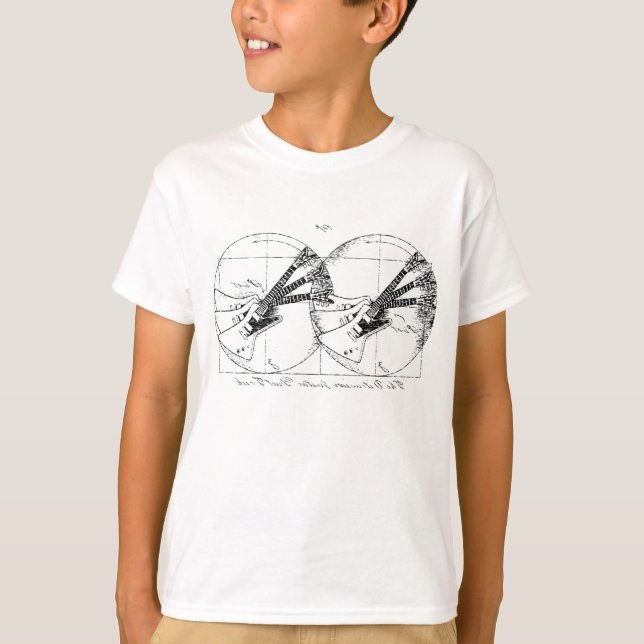 Vitruvian Guitars T-Shirt (Front)