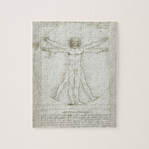 Vitruvian Man by Leonardo da Vinci Jigsaw Puzzle