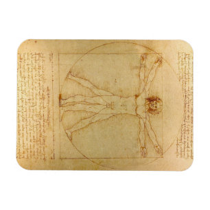 Vitruvian Man by Leonardo Da Vinci Magnet