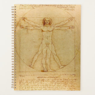 Vitruvian Man by Leonardo da Vinci Planner