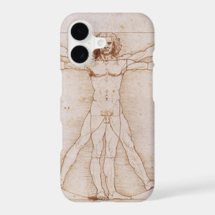 Vitruvian Man in detail by Leonardo da Vinci