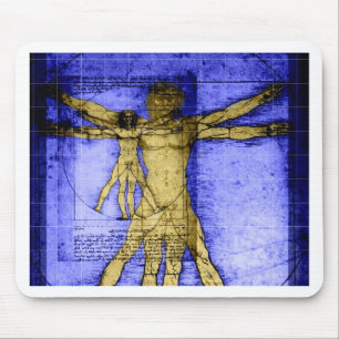 Vitruvian Man Mouse Pad