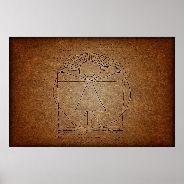 Vitruvian Man Poster (Front)