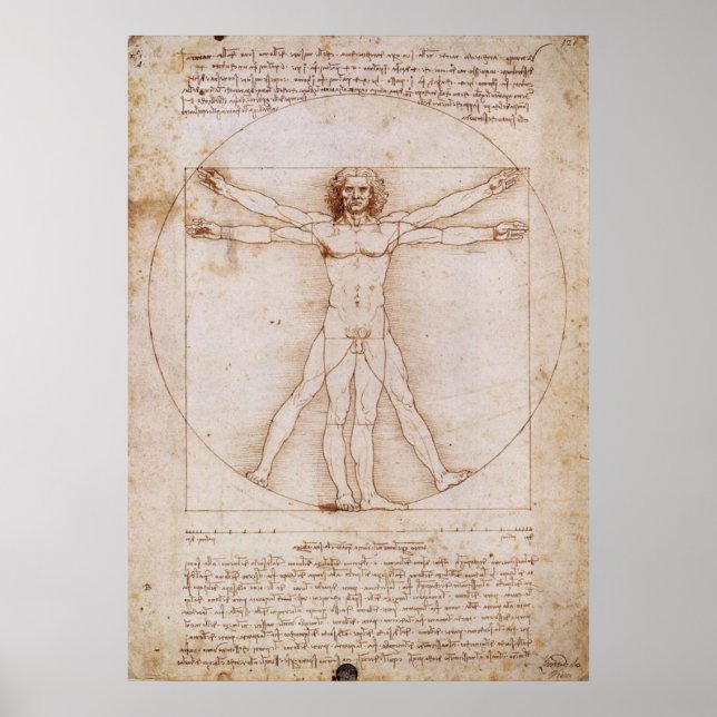 Vitruvian Man Poster (Front)