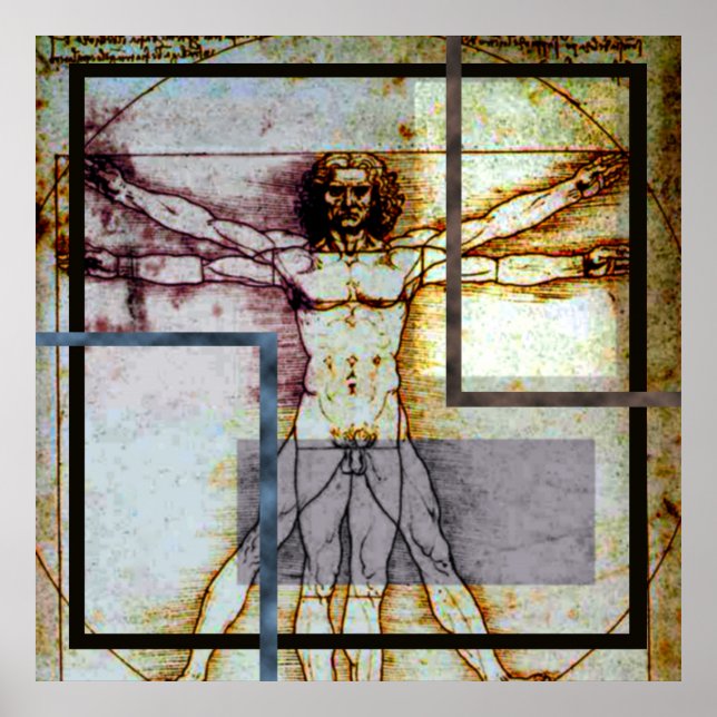 Vitruvian Man Poster (Front)