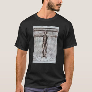 Vitruvian Man (Vitruvius: De architectura) T-Shirt
