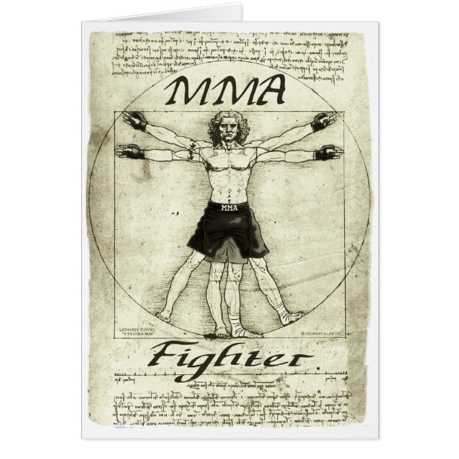 Vitruvian MMA Man (Front)
