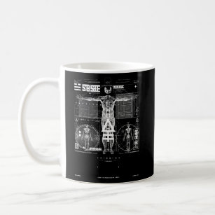 Vitruvian - Occult Sacred Geometry - Alchemy Coffee Mug