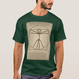 Vitruvian Stickman Kid's Tshirt