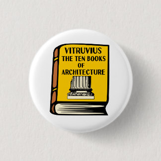 Vitruvius Ten Books of Architecture Book Button