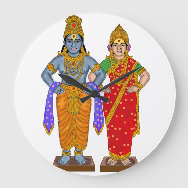 Vitthal Rukmini Clock (Front)