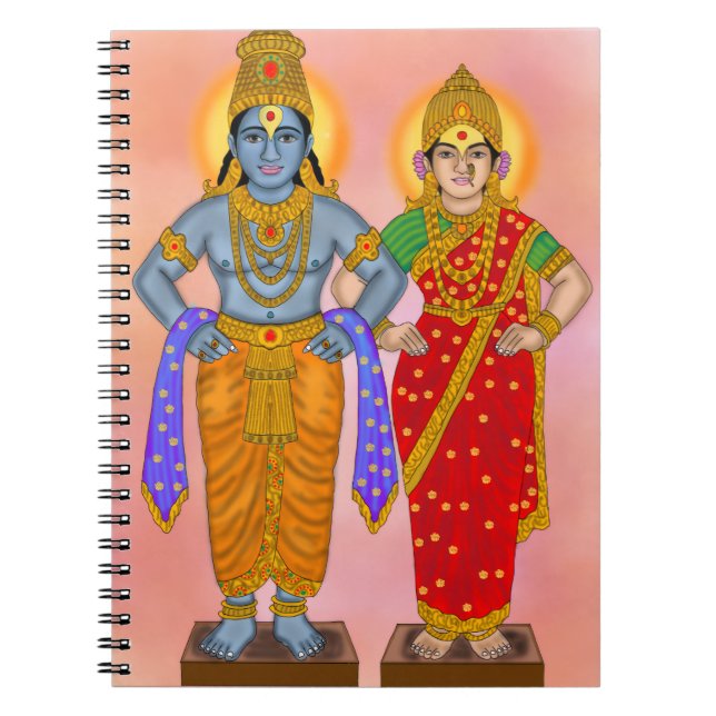 Vitthal Rukmini Stationary Notebook (Front)