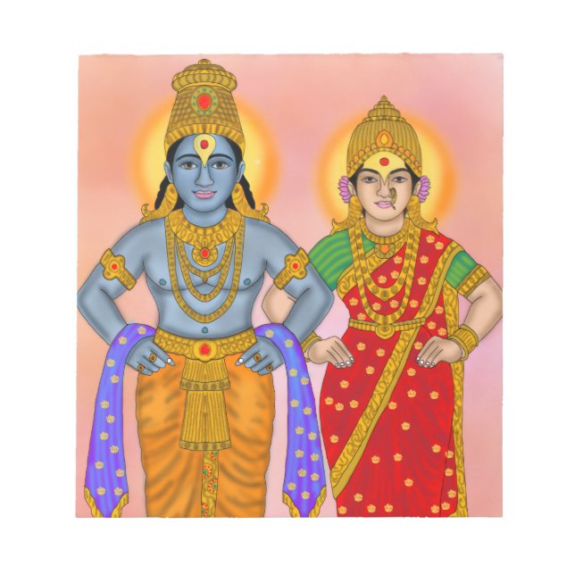 Vitthal Rukmini Stationary Notepad (Front)