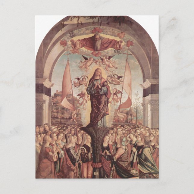 Vittore Carpaccio- Glorification of St. Ursula Postcard (Front)