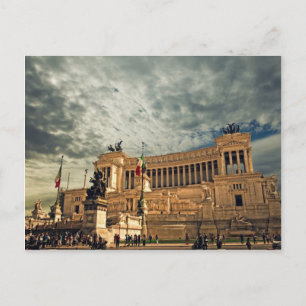 Vittorio Emanuele monument Postcard