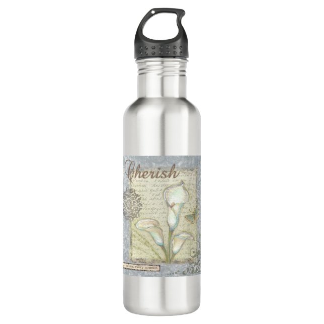 VIV21 Word 2 Cherish.tif 710 Ml Water Bottle (Front)