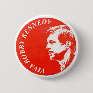Viva Bobby Kennedy 6 Cm Round Badge