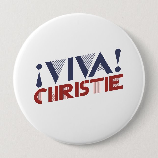 VIVA CHRISTIE -.png 10 Cm Round Badge (Front)
