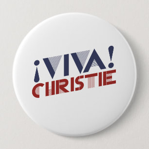 VIVA CHRISTIE -.png 10 Cm Round Badge