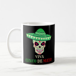 VIVA CINCO DE MAYO funny skull party gift idea Coffee Mug